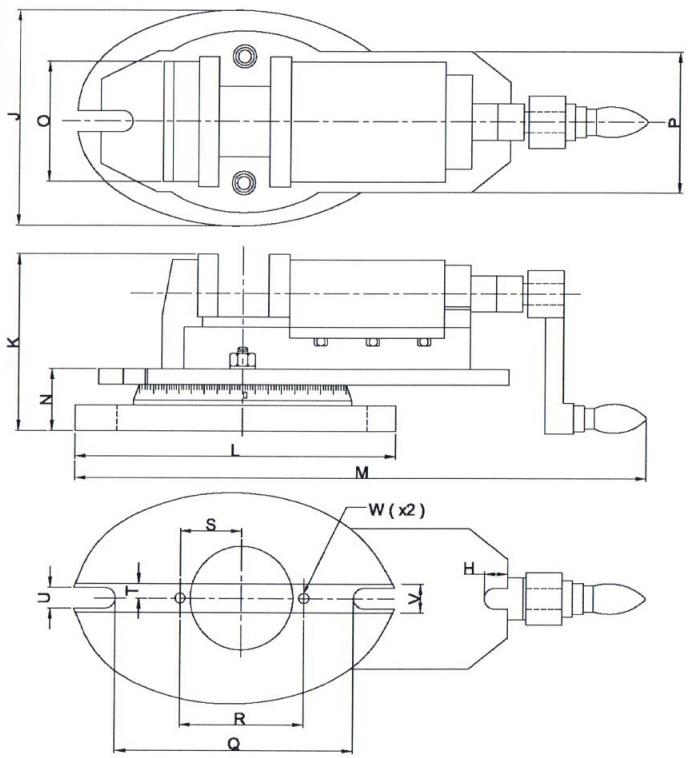 Wilton/JETlift MMV/SP-50 Фрезерные прецизионные тиски 51 мм